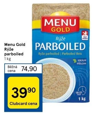 Rýže parboiled Menu Gold