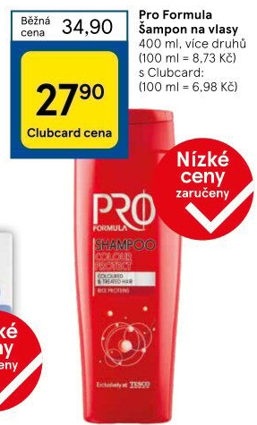 Šampon Pro Formula Tesco