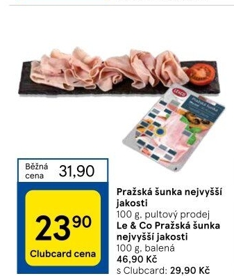 Šunka pražská nejvyšší jakosti