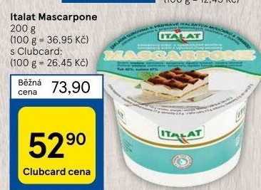 Sýr Mascarpone Italat