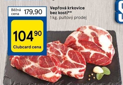 Vepřová krkovice bez kosti