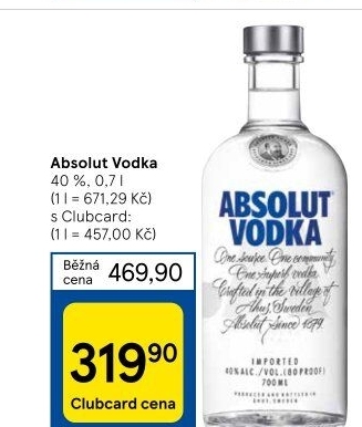 Vodka Absolut