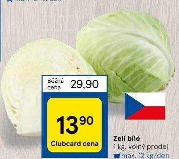 Zelí hlávkové bílé