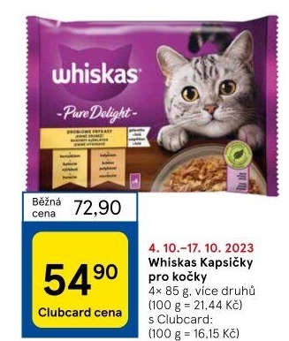 Kapsičky pro kočky Whiskas