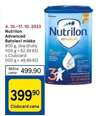Kojenecká výživa Nutrilon Advanced