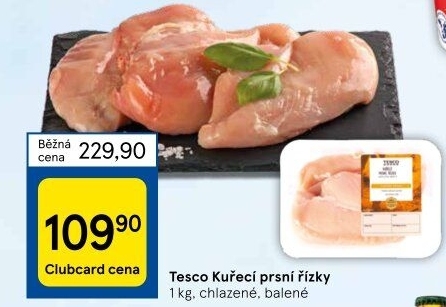 Kuřecí prsní řízky Tesco