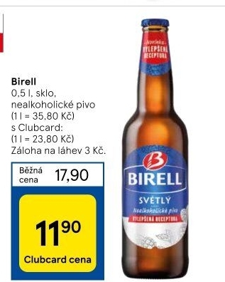 Nealkoholické pivo Birell