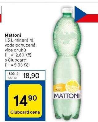 Ochucená voda Mattoni