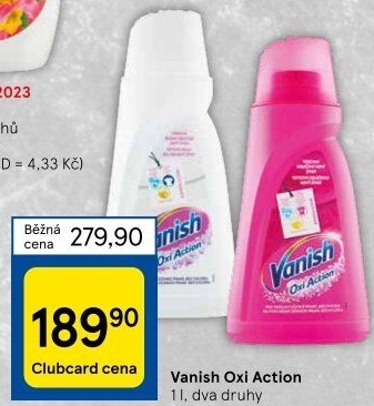 Odstraňovač skvrn gelový Vanish Oxi Action