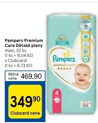 Pleny dětské Pampers Premium Care