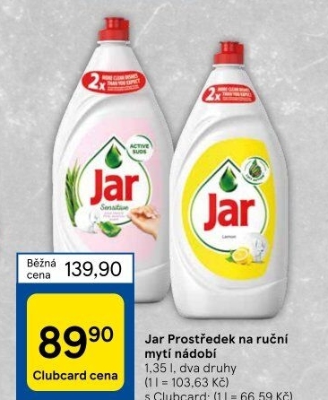 Prostředek na nádobí Jar