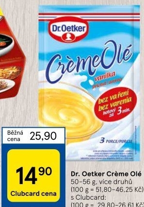 Pudink Créme Olé Dr. Oetker