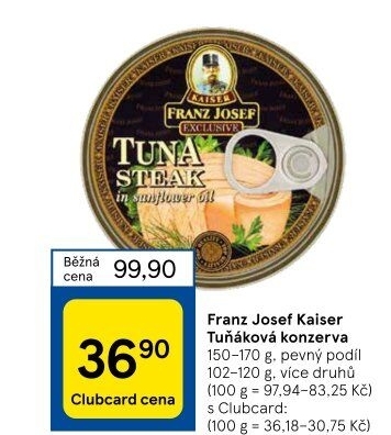 Tuňák steak Exclusive Franz Josef Kaiser