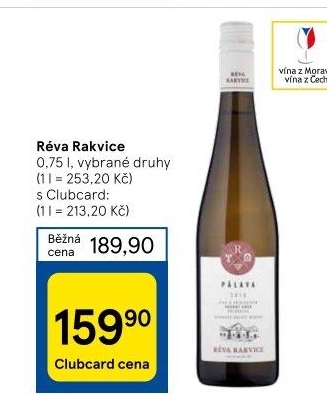 Vína Vinařství Réva Rakvice