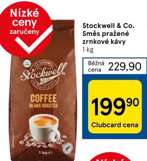 Zrnkové kávy Stockwell &amp