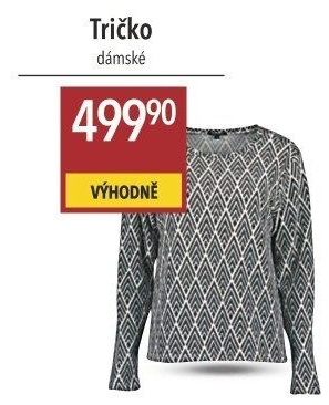 Dámské tričko s dlouhým rukávem