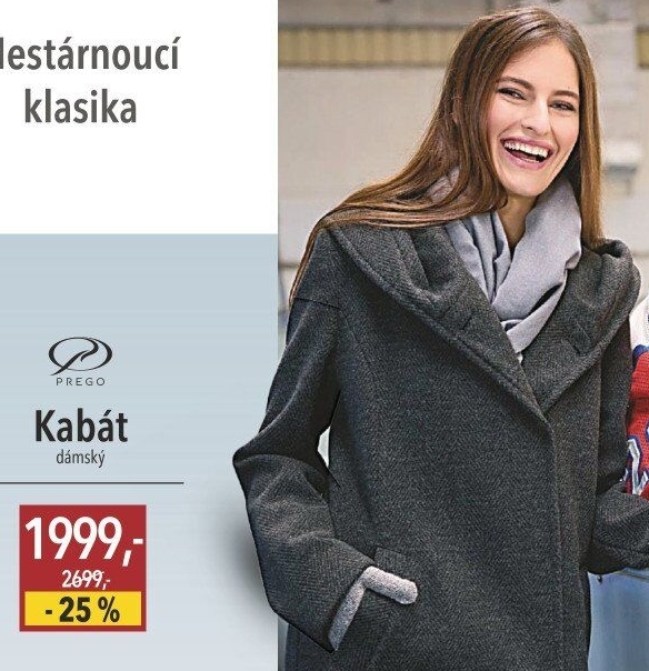 Dámský kabát Prego