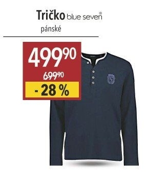 Pánské tričko s dlouhým rukávem Blue Seven