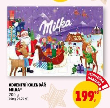 Adventní kalendář Milka