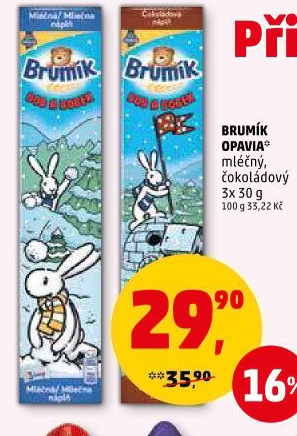 BeBe Brumík vánoční Opavia