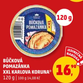Bůčková pomazánka Karlova Koruna