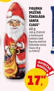 Čokoládový Santa