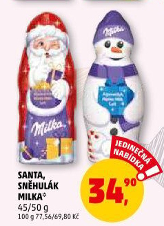 Čokoládový Santa Milka