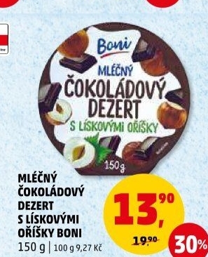 Dezert mléčný Boni