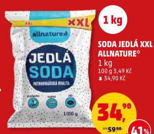 Jedlá soda Allnature