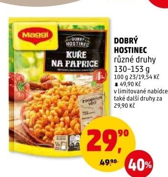 Jídla instantní Dobrý hostinec Maggi