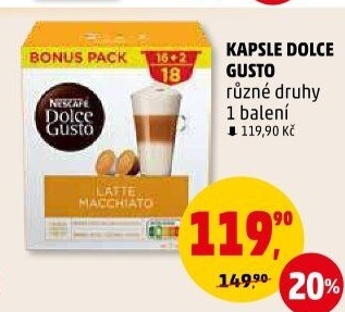 Kapsle Dolce Gusto Nescafé