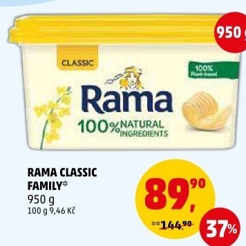Margarín Classic Rama