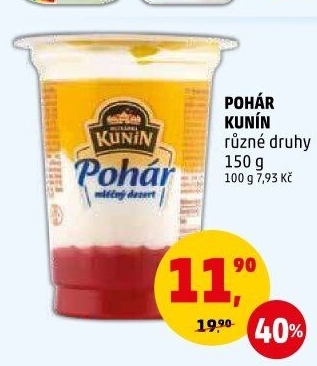 Mléčný Pohár Mlékárna Kunín