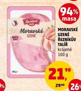 Moravské maso uzené Řezníkův talíř