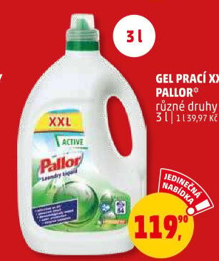 Prací gel Pallor