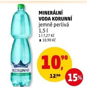 Přírodní voda Korunní