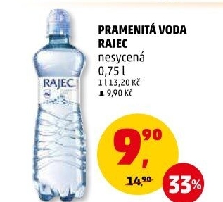 Přírodní voda Rajec