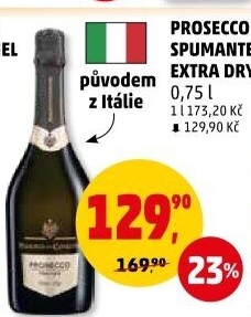 Prosecco extra dry Spumante