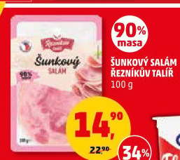 Salám šunkový Řezníkův talíř