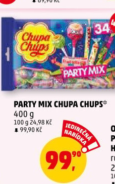 Sladkosti Party mix Chupa Chups