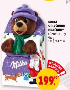 Sladkosti s plyšákem Milka