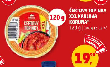 Směs čertovy topinky Karlova Koruna