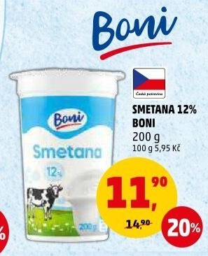 Smetana 12% Boni