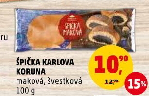 Špička s náplní Karlova Koruna