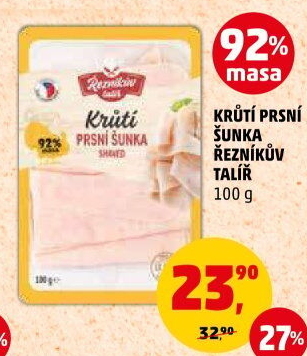 Šunka krůtí prsní Řezníkův talíř