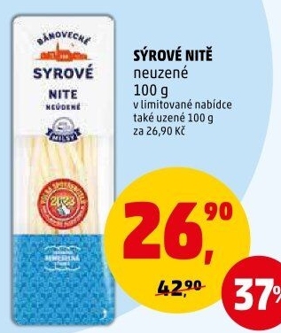 Sýrové nitě Bánovecké Milsy