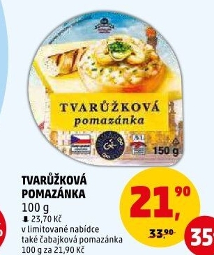 Tvarůžková pomazánka Gurmán klub