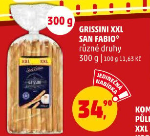 Tyčinky Grissini San Fabio