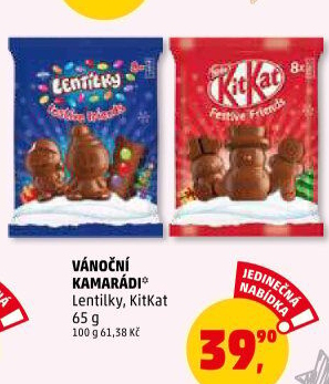 Vánoční kamarádi Lentilky Orion