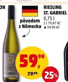 Víno Riesling St. Gabriel